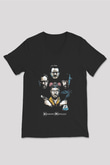 Breaking Bad Heisenberg Siyah Unisex V Yaka Tişört T-Shirt