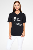 Breaking Bad Heisenberg Siyah Unisex V Yaka Tişört T-Shirt