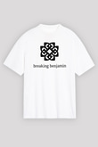 Breaking Benjamin Beyaz Unisex Oversize Tişört T-Shirt