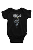 Bring Me the Horizon Baskılı Siyah Bebek Body - Zıbın