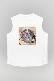 Bring Me the Horizon Baskılı Unisex Beyaz Kolsuz Tişört