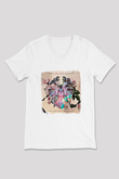 Bring Me the Horizon Baskılı Unisex Beyaz V Yaka Tişört