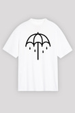 Bring Me the Horizon Beyaz Unisex Oversize Tişört T-Shirt