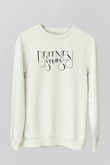 Britney Spears Beyaz Unisex Sweatshirt