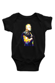 Brock Lesnar Baskılı Unisex Siyah Bebek Body - Zıbın
