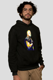 Brock Lesnar Baskılı Unisex Siyah Hoodie