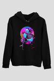 Brock Lesnar Baskılı Unisex Siyah Hoodie