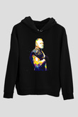 Brock Lesnar Baskılı Unisex Siyah Hoodie