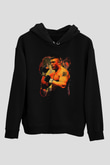 Brock Lesnar Baskılı Unisex Siyah Hoodie