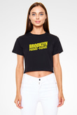 Brooklyn Nine-Nine Siyah  Crop Top Tişört