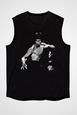 Bruce Lee Siyah Unisex Kolsuz Tişört