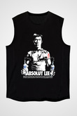 Bruce Lee Siyah Unisex Kolsuz Tişört