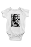 Bruce Springsteen Baskılı Beyaz Unisex Bebek Body - Zıbın