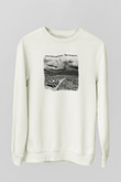 Bruce Springsteen Baskılı Unisex Beyaz Sweatshirt
