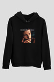 Bruce Springsteen Baskılı Unisex Siyah Hoodie