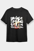 Bruce Springsteen Baskılı Unisex Siyah Tişört