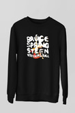 Bruce Springsteen Baskılı Unisex Siyah Sweatshirt