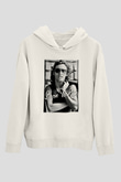 Bruce Springsteen Beyaz Unisex Kapşonlu Sweatshirt