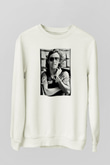 Bruce Springsteen Beyaz Unisex Sweatshirt