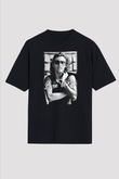 Bruce Springsteen Siyah Unisex Oversize Tişört T-Shirt