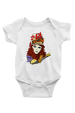 Buckethead Baskılı Beyaz Unisex Bebek Body - Zıbın