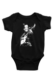 Buckethead Baskılı Unisex Siyah Bebek Body - Zıbın