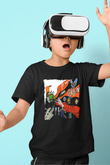 Buckethead Baskılı Unisex Siyah Çocuk Tişört - Tshirt