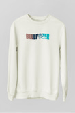 Buldozer operatörü Beyaz Unisex Sweatshirt