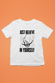 Bungee Jumping Baskılı Unisex Beyaz Çocuk Tişört - Tshirt