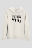 Bungee Jumping Baskılı Unisex Ekru Hoodie