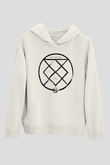 Bury Tomorrow Baskılı Beyaz Unisex Kapüşonlu Sweatshirt