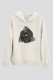 Bury Tomorrow Baskılı Beyaz Unisex Kapüşonlu Sweatshirt