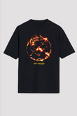 Bury Tomorrow Baskılı Unisex Siyah Oversize Tişört - Tshirt