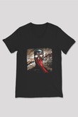 Bury Tomorrow Baskılı Unisex Siyah V Yaka Tişört