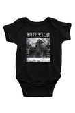 Burzum Baskılı Siyah Bebek Body - Zıbın