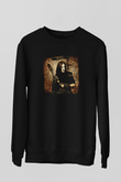Burzum Baskılı Unisex Siyah Sweatshirt