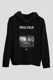 Burzum Siyah Unisex Kapüşonlu Sweatshirt