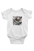 Busta Rhymes Baskılı Unisex Beyaz Bebek Body - Zıbın