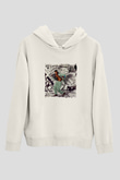 Busta Rhymes Baskılı Unisex Beyaz Kapüşonlu Sweatshirt