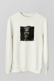 Busta Rhymes Baskılı Unisex Beyaz Sweatshirt