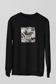 Busta Rhymes Baskılı Unisex Siyah Sweatshirt