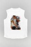 Busta Rhymes Beyaz Unisex Kolsuz Tişört