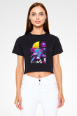 Busta Rhymes Siyah  Crop Top Tişört