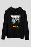 Busta Rhymes Siyah Unisex Kapüşonlu Sweatshirt
