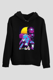 Busta Rhymes Siyah Unisex Kapüşonlu Sweatshirt