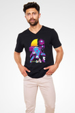 Busta Rhymes Siyah Unisex V Yaka Tişört