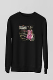 Butcher Babies Baskılı Unisex Siyah Sweatshirt