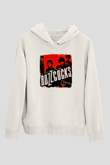 Buzzcocks Baskılı Unisex Beyaz Hoodie