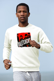 Buzzcocks Baskılı Unisex Beyaz Sweatshirt