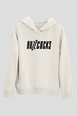 Buzzcocks Beyaz Unisex Kapşonlu Sweatshirt